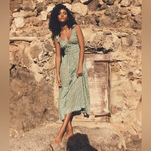 Doen Emmaretta Peridot tea floral size XS